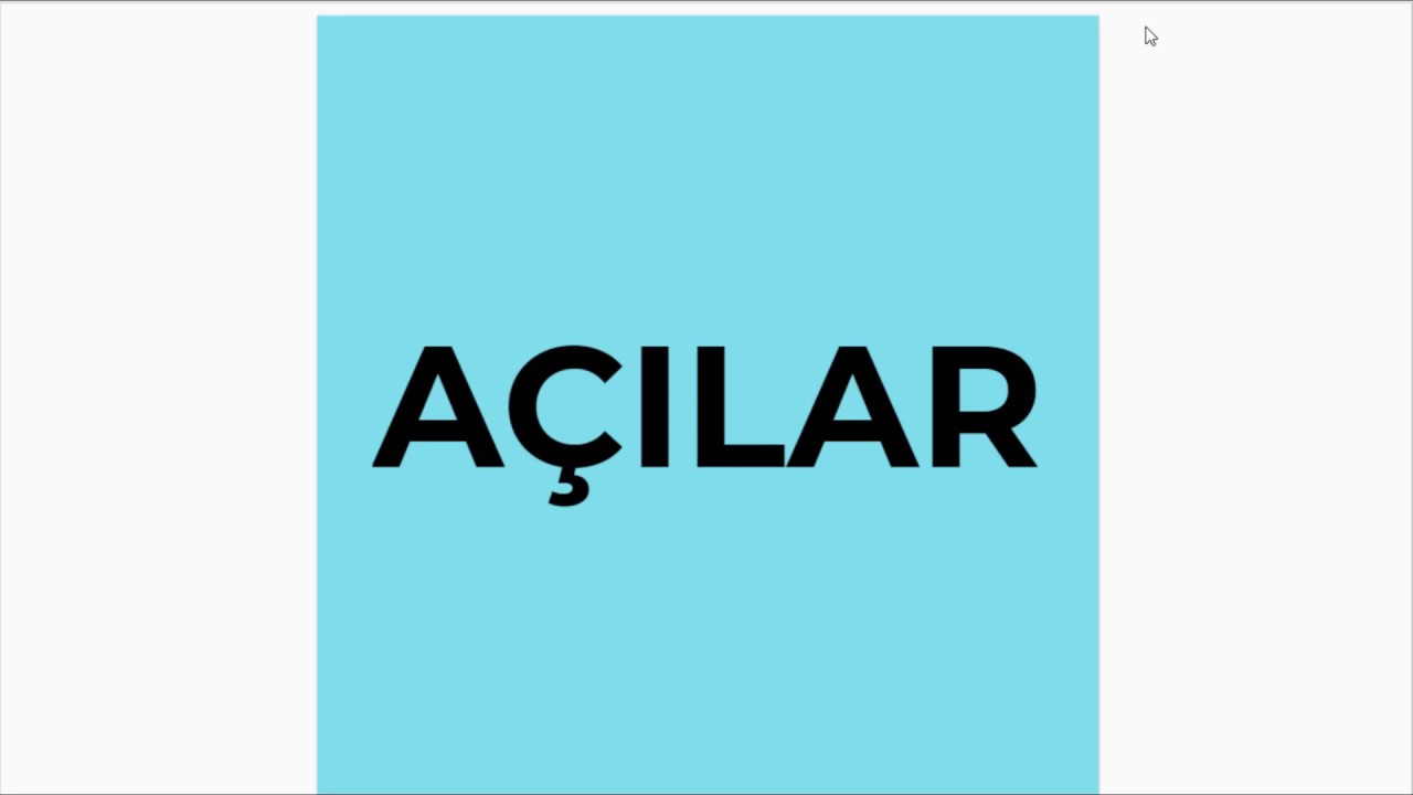 Kolay Matematik - 6. Sınıf AÇILAR Konu Anlatımı (Yunus Hocayla #uzaktaneğitim)