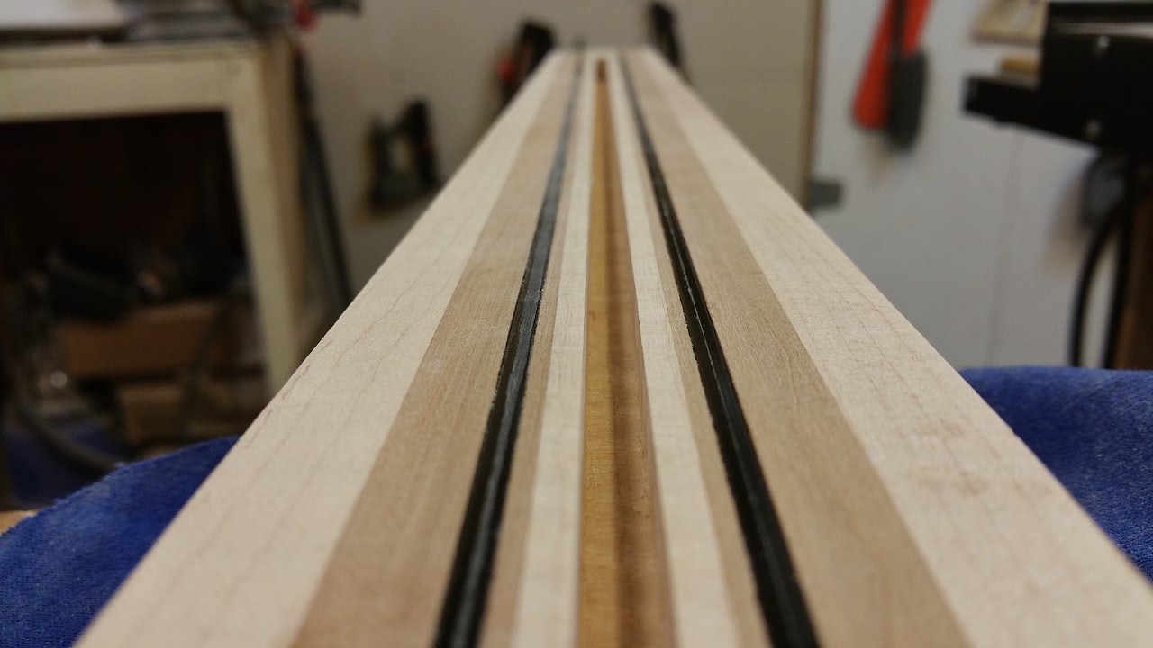 Building a Six String Bass / Adding Carbon Fiber to the Neck