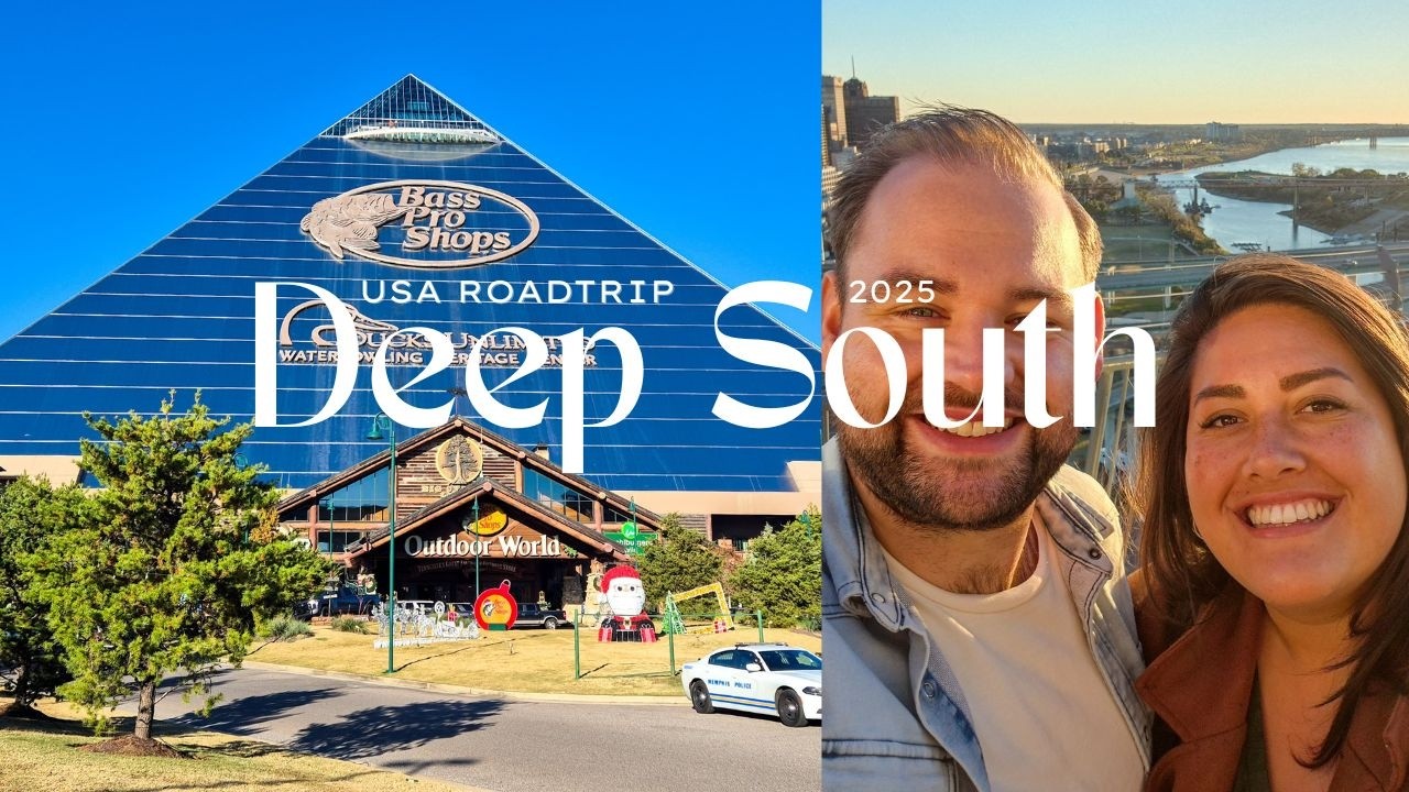 De Bizarre Bass Pro Pyramid 🤯 | van Natchez naar Memphis op Thanksgiving