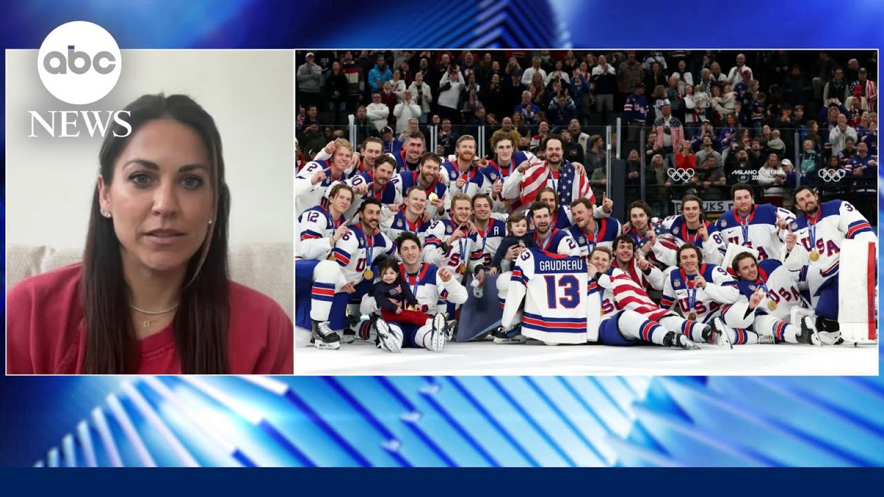 Widow of Johnny Gaudreau honors late husband after Team USA’s Olympic win