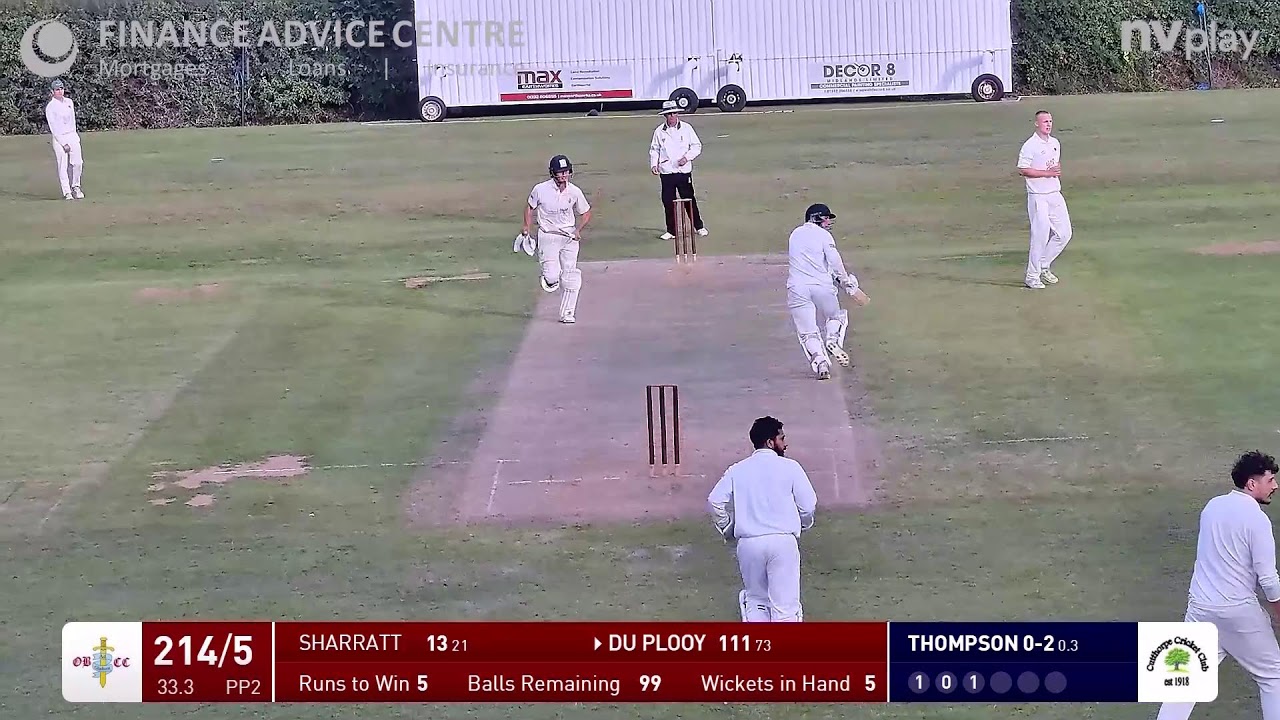 OBCC 1st XI  v Cutthorpe CC 1st XI - DCCL Premier - 6th September 2025