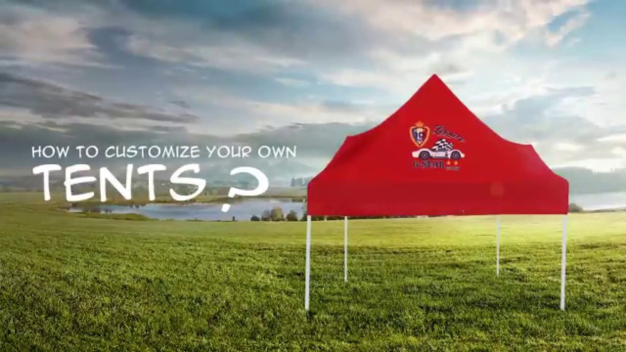 Brightent custom personalized tent replacement top easy inexpensive