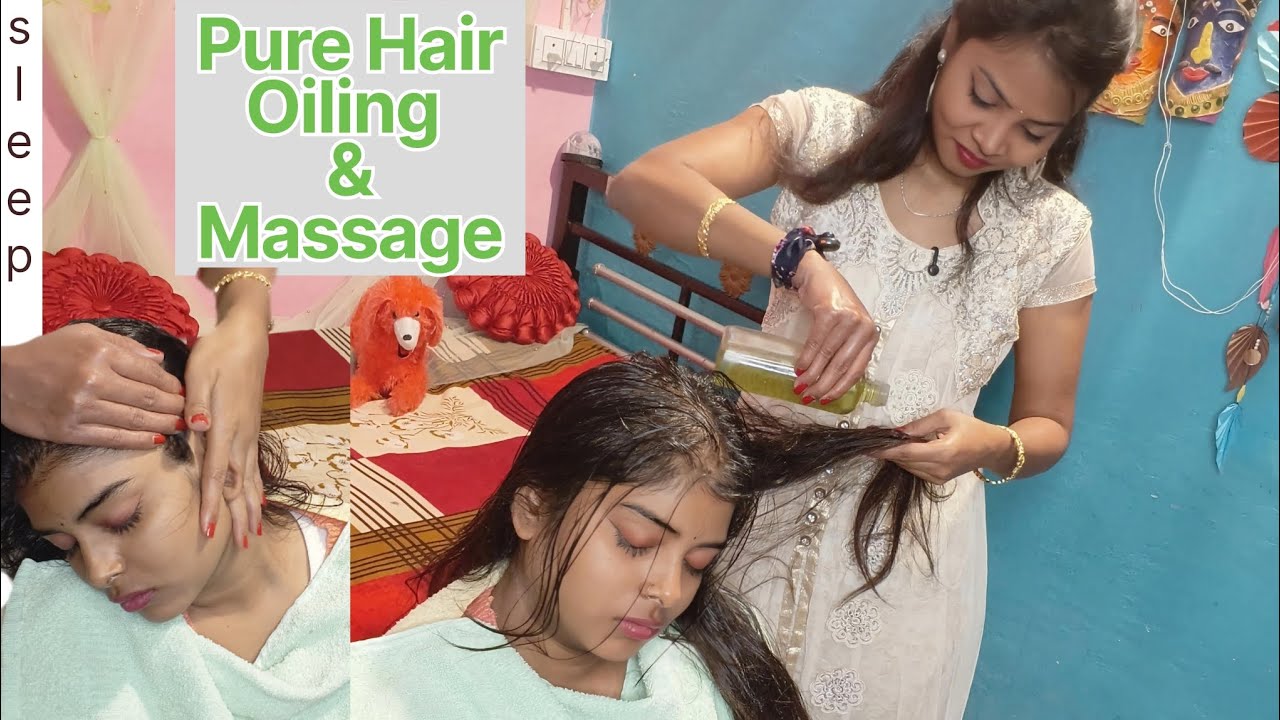 &ldquo;Pure Relaxing Hair Oiling, Head & Back Massage ASMR | Ultimate Calm&rdquo; 😴💤