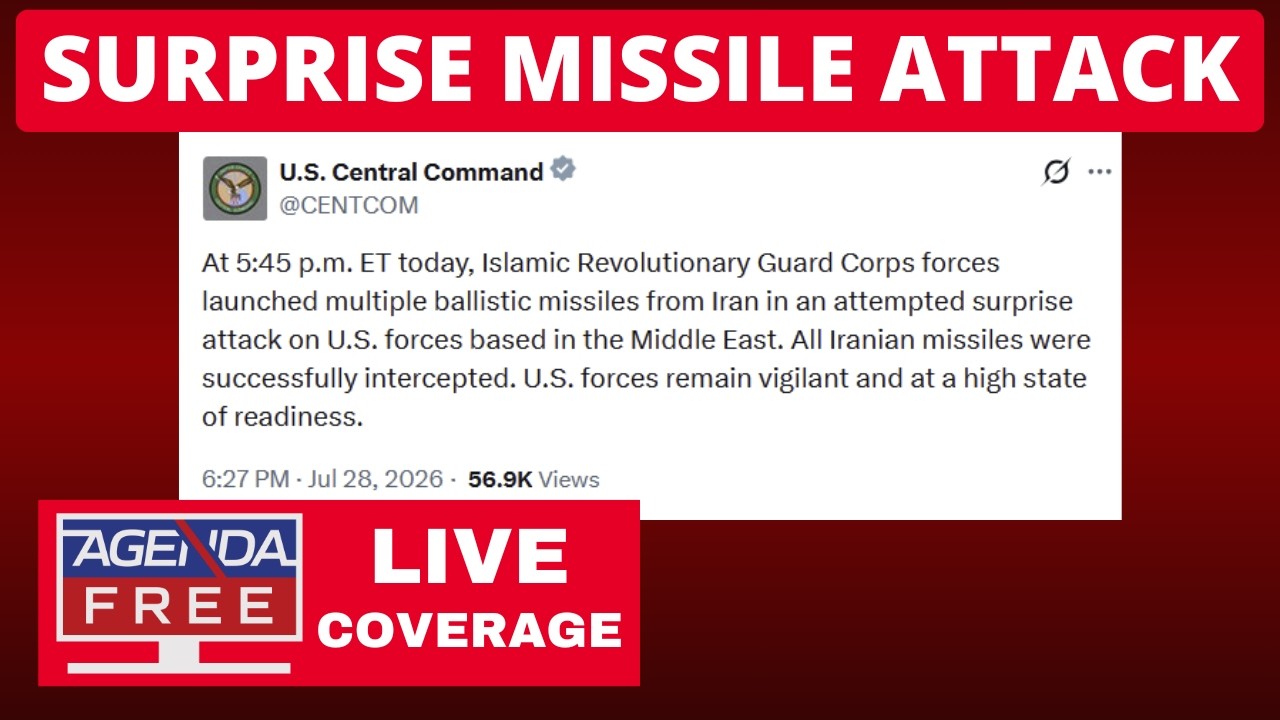 Iran Launches &ldquo;Surprise Missile Attack&rdquo; on U.S. Forces - LIVE Breaking News Coverage