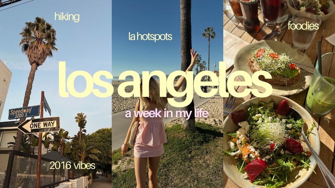 LA VLOG ✩ 2016 vibes, Shopping, Hiking, Beach, Foodies