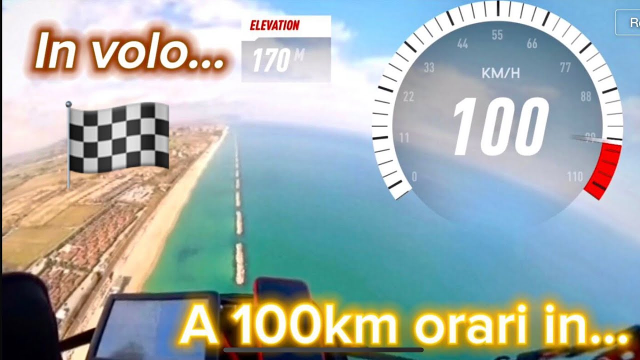 100 km all’ora in Paramotore, Luna 3 BGD.