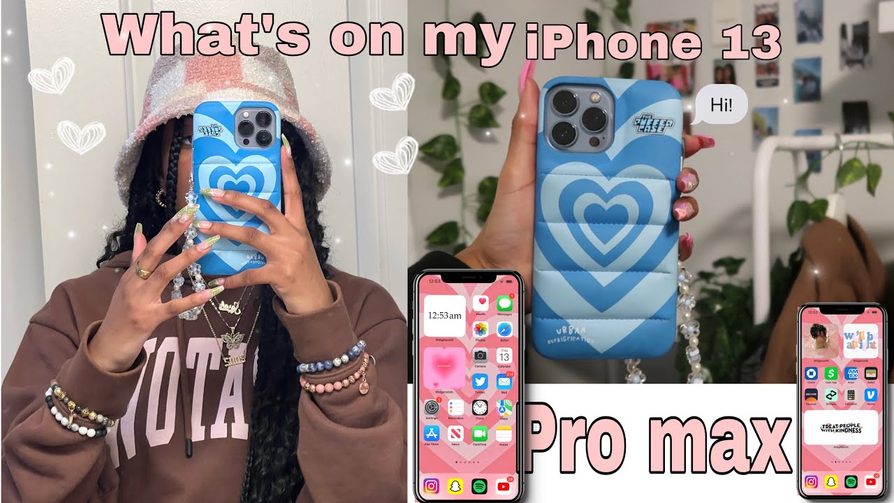WHAT'S ON MY IPHONE 13 PRO MAX: widgets, apps + more!