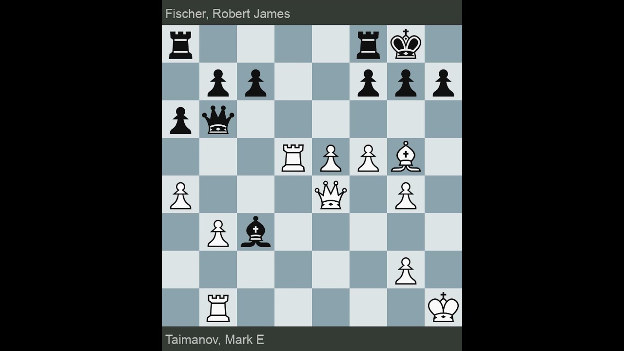 Buenos Aires 1960 | Taimanov vs Fischer | Round 9