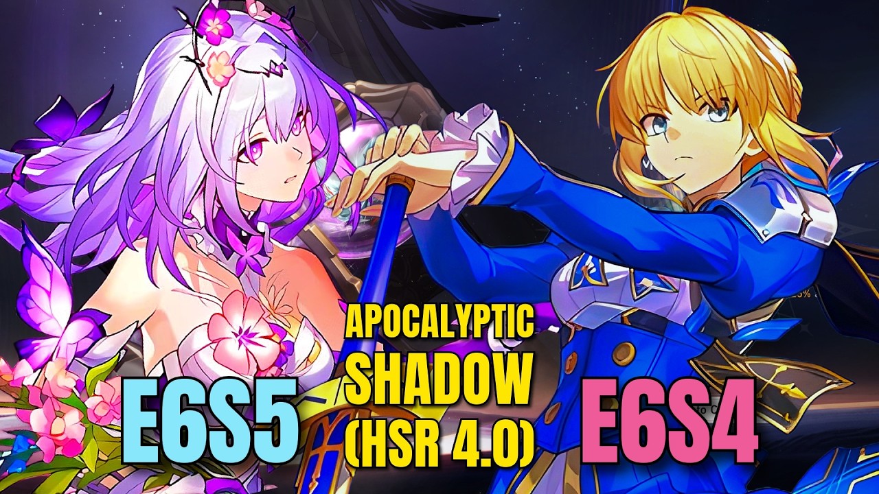 4.0 Apocalyptic Shadow - E6S5 Castorice x E6S4 Saber - INSANE Clear | HSR 4 0
