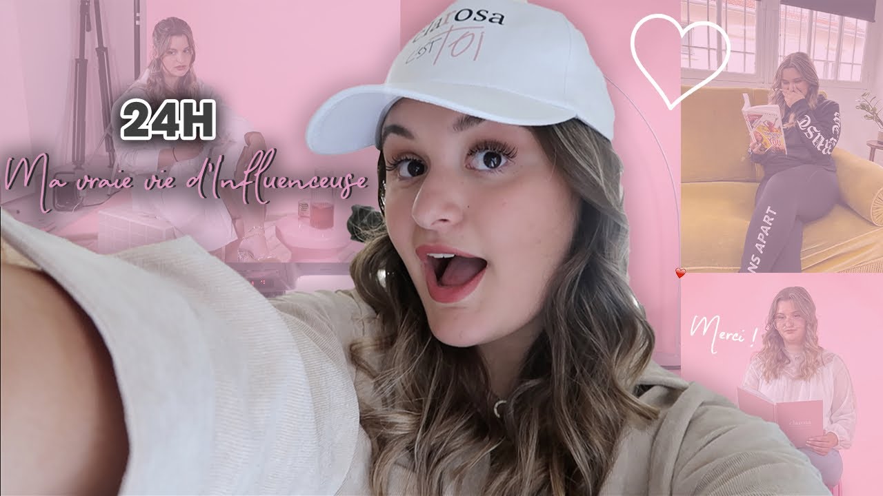 24h Dans ma VRAIE vie d'influenceuse ♡