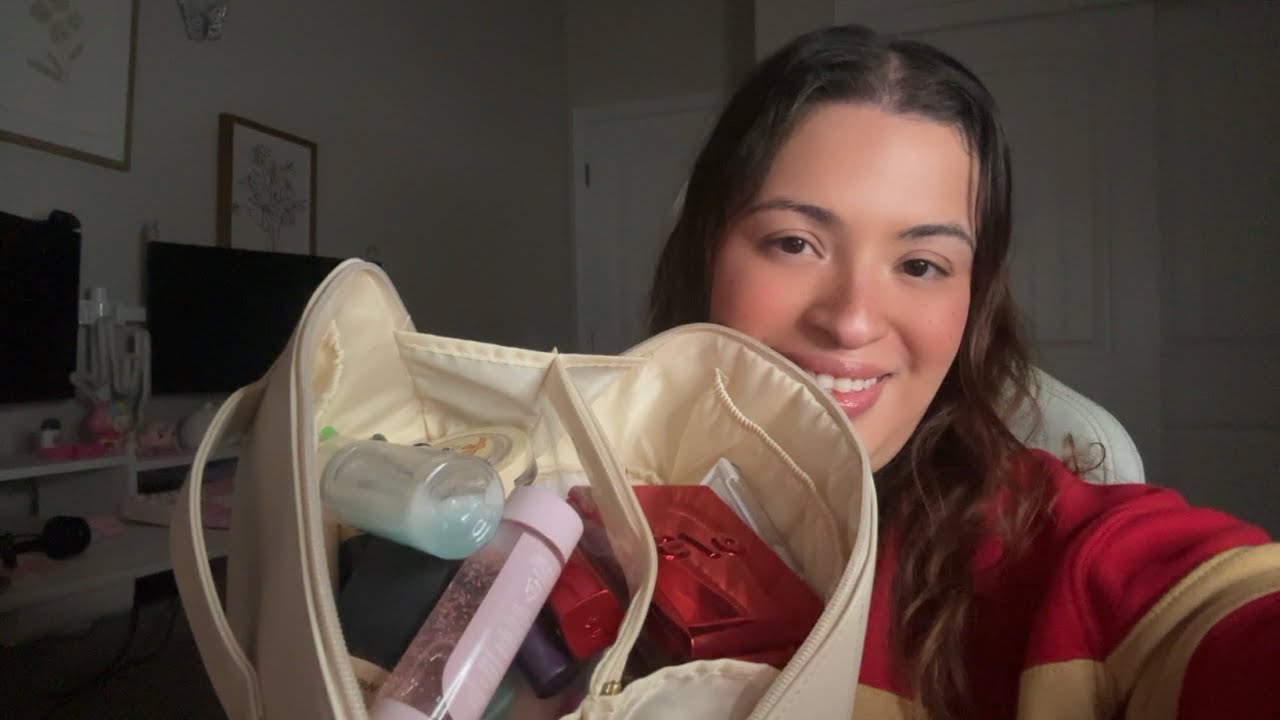 ASMR doing your makeup💄for your blind date- (soft gum chewing & personal attention) 