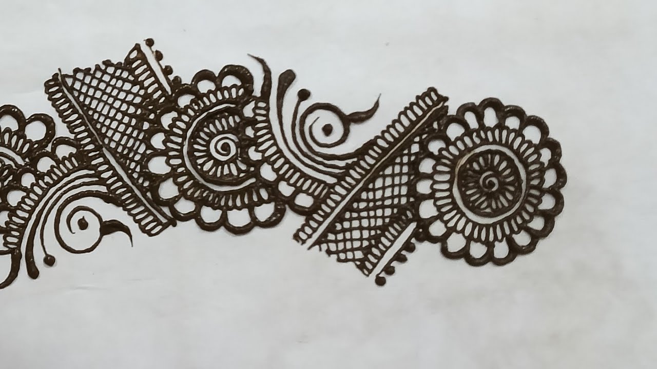 Simple mehndi design/New trendy mehndi design 2026