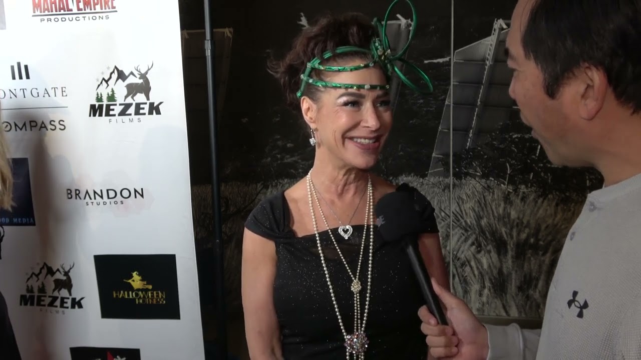 Claudia Wells Carpet Interview at Halloween Hotness 2024