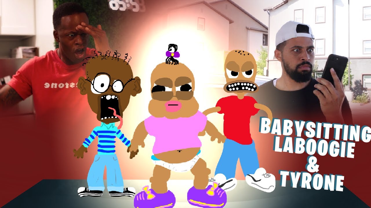 Babysitting  LaBoogie & Tyrone Gone WRONG...🤣 w/ @bwattstv