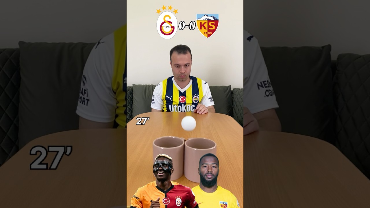 Galatasaray vs Kayserispor!🔥#shorts