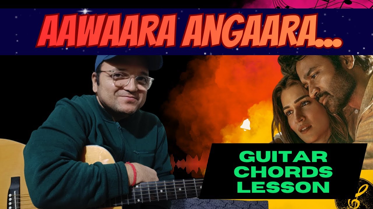 Aawaara Angaara Guitar Chords Lesson & Cover | Tere Ishq Mein | Faheem Abdullah | A.R. Rahman