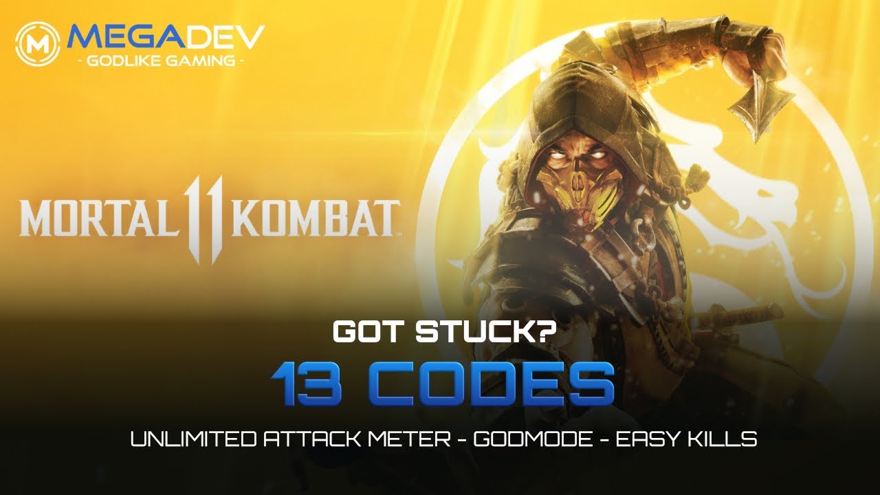 MORTAL KOMBAT 11 Cheats: Unlimited Attack Meter, Godmode, Easy Kills, ... | Trainer by MegaDev