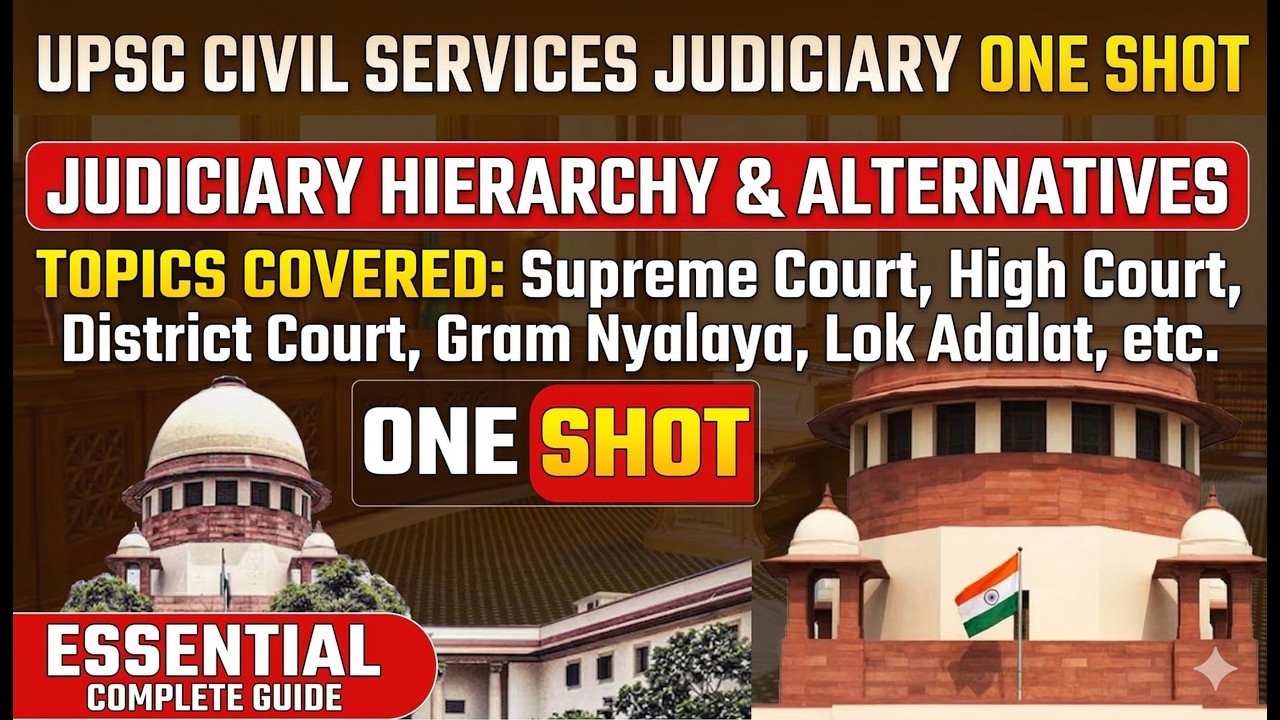ONE SHOT JUDICIARY FOR UPSC