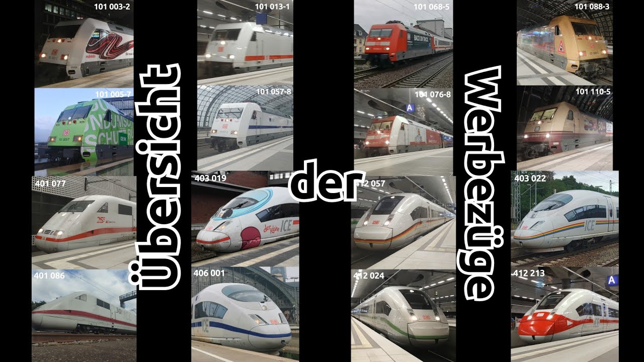Übersicht der Werbezüge