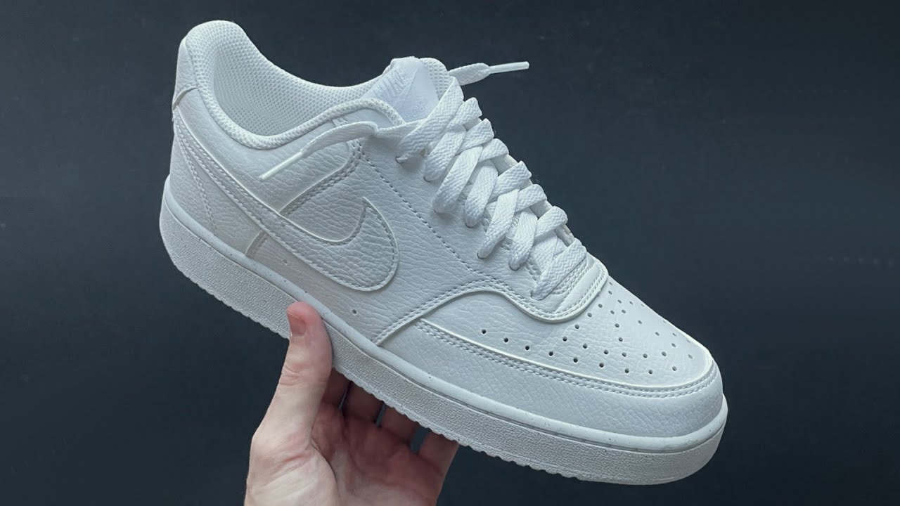 Как ослабить шнурки кроссовок Nike Court Vision Low
