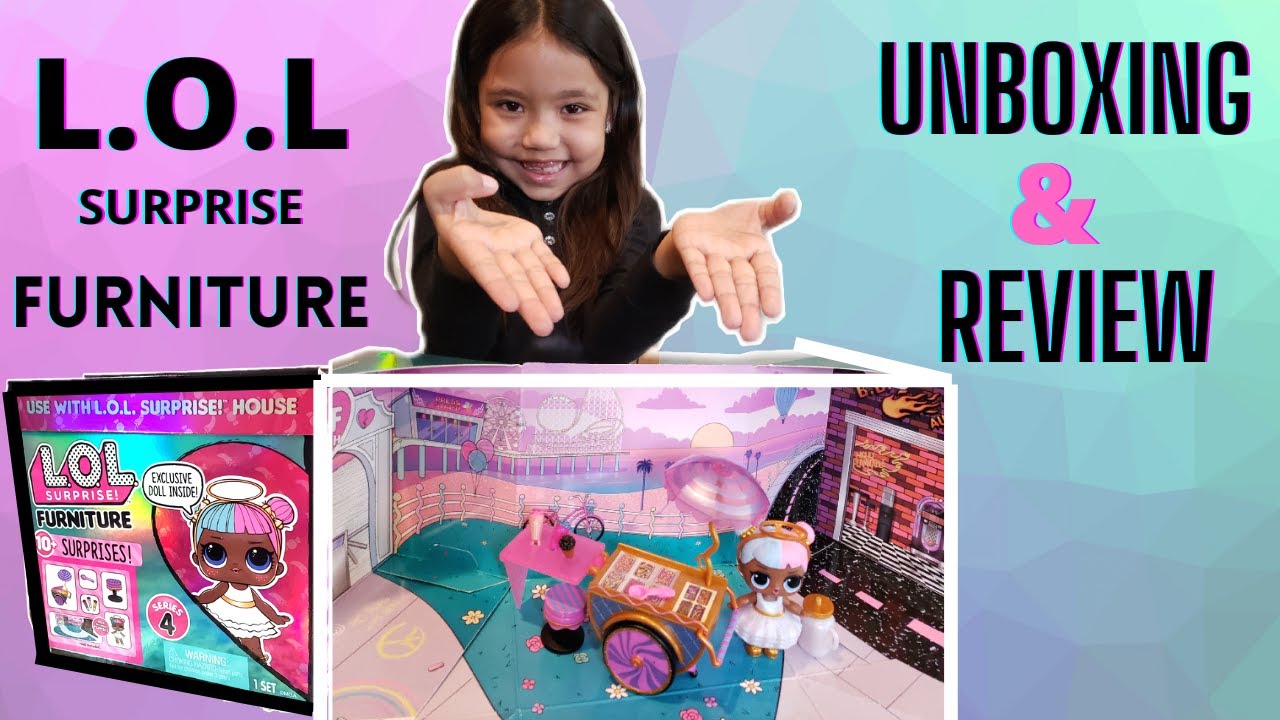 Unboxing LOL Surprise furniture toys