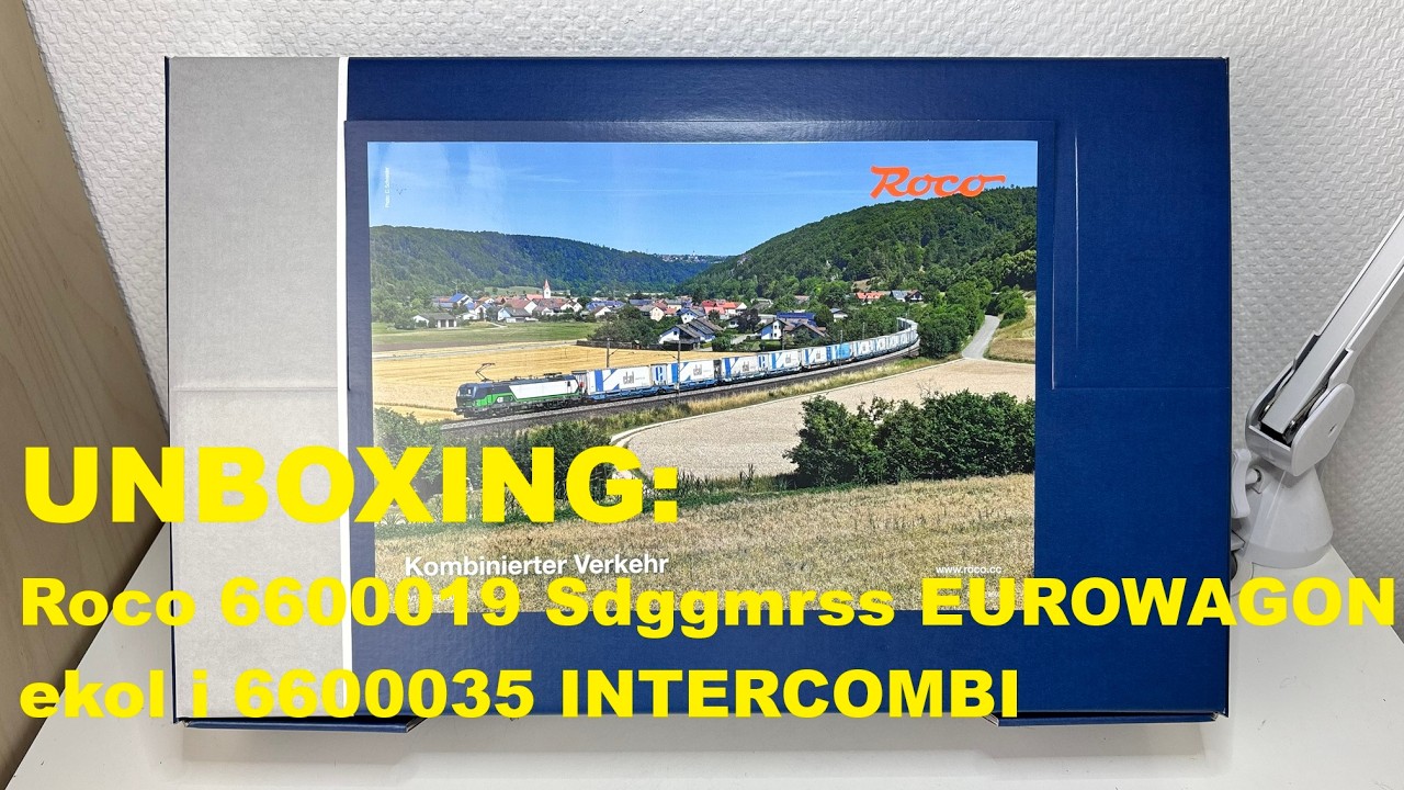 UNBOXING: Roco 6600019 Sdggmrss EUROWAGON ekol i 6600035 INTERCOMBI
