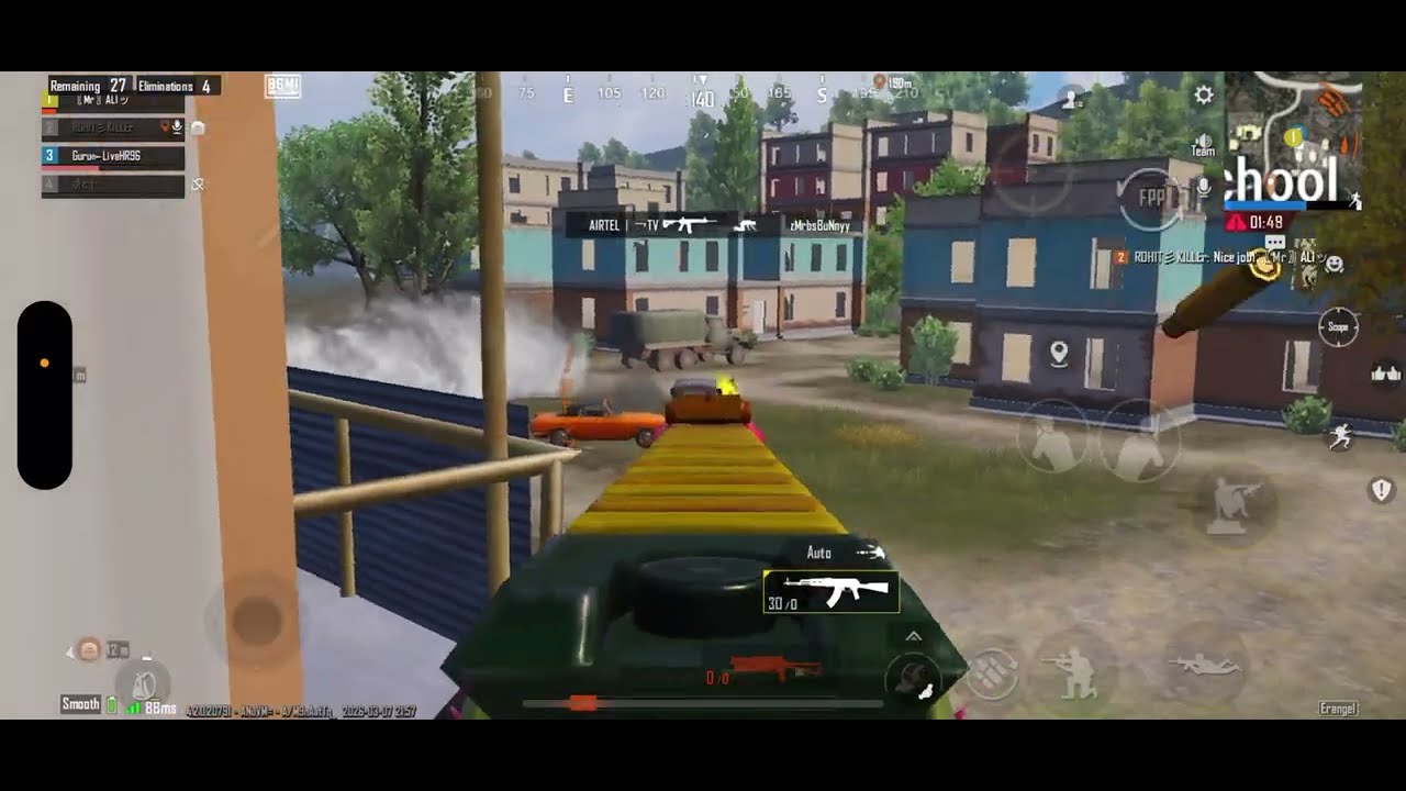 10 HP Comeback 😈 11 Kill Solo Dominating Ultimate Royal in BGMI @ali_gaming008 #bgmi 
