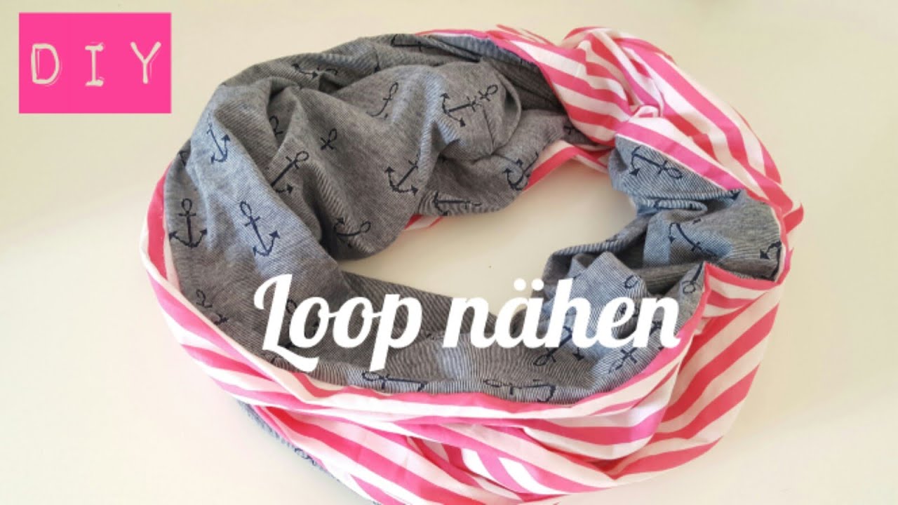 DIY Loop Schal n&auml;hen/Schlauchschal/Anf&auml;nger|DIY Kajuete