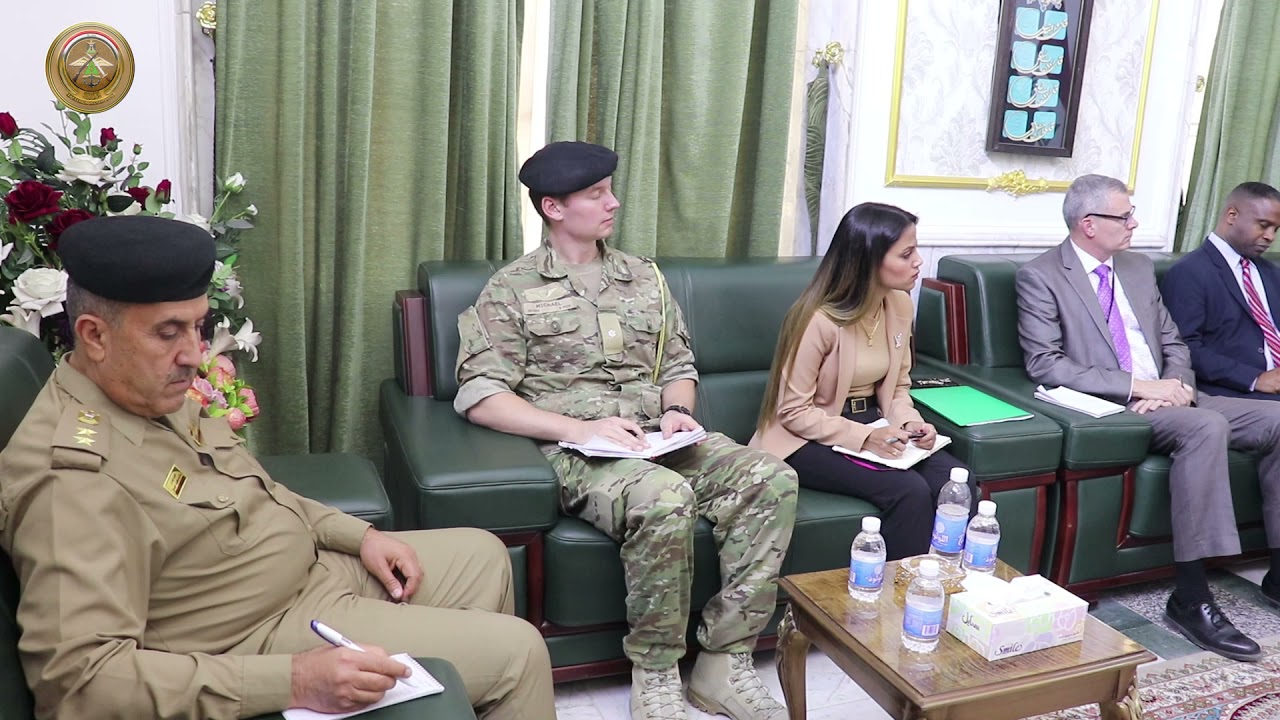 الأمين العام لوزارة الدفاع يستقبل قائد بعثة حلف الناتو في العراق