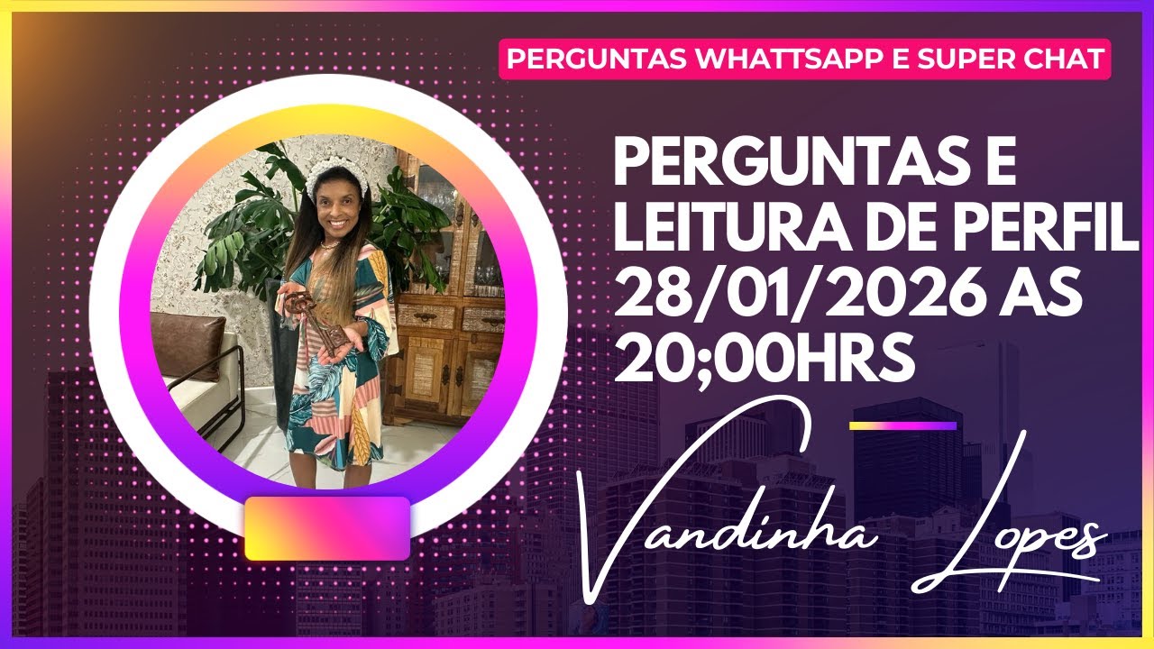 LIVe com mamis vandinha lopes 28/01/2026 as 20;00hrs