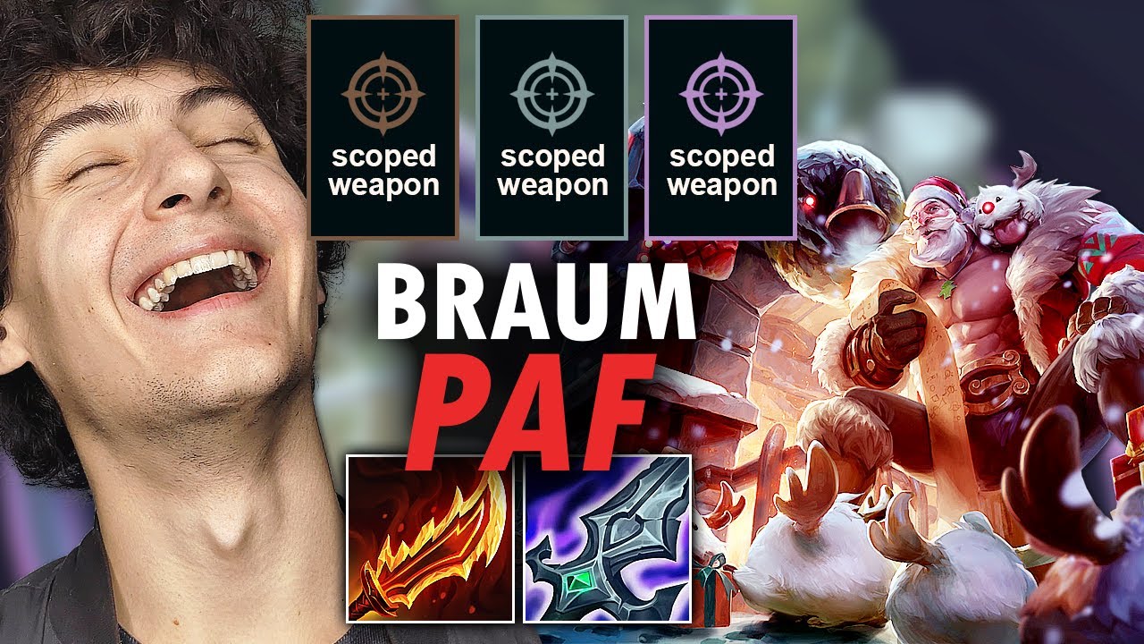 J'ai joué BRAUM PAF a DISTANCE !