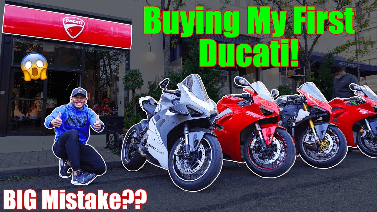 I FINALLY BOUGHT ONE! | New Motorcycle Shopping at Ducati NYC | Panigale V4R, V4S, Speciale & GT1000