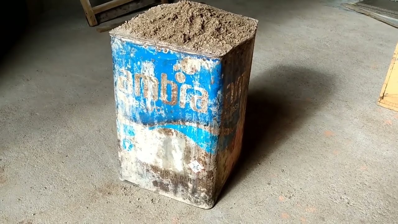 Medida da área e do cimento para fazer colmeia de cimento 