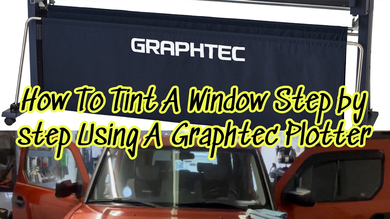 Как затонировать окно шаг за шагом с помощью плоттера Graphtec
