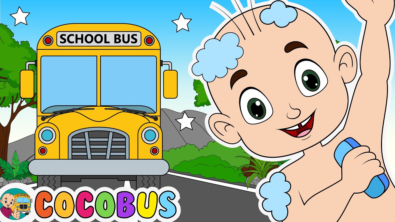 Bath Song + Wheels On The Bus - Nursery Rhymes & Kids Songs | Baby Songs