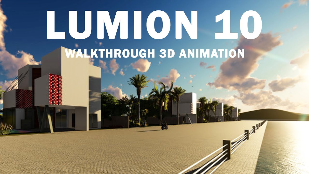 LUMION 10 ARCHITECTURE VILLA WALKTHROUGH 3D ANIMATION