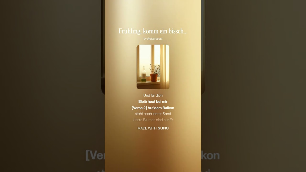 Frühling, komm ein bisschen näher