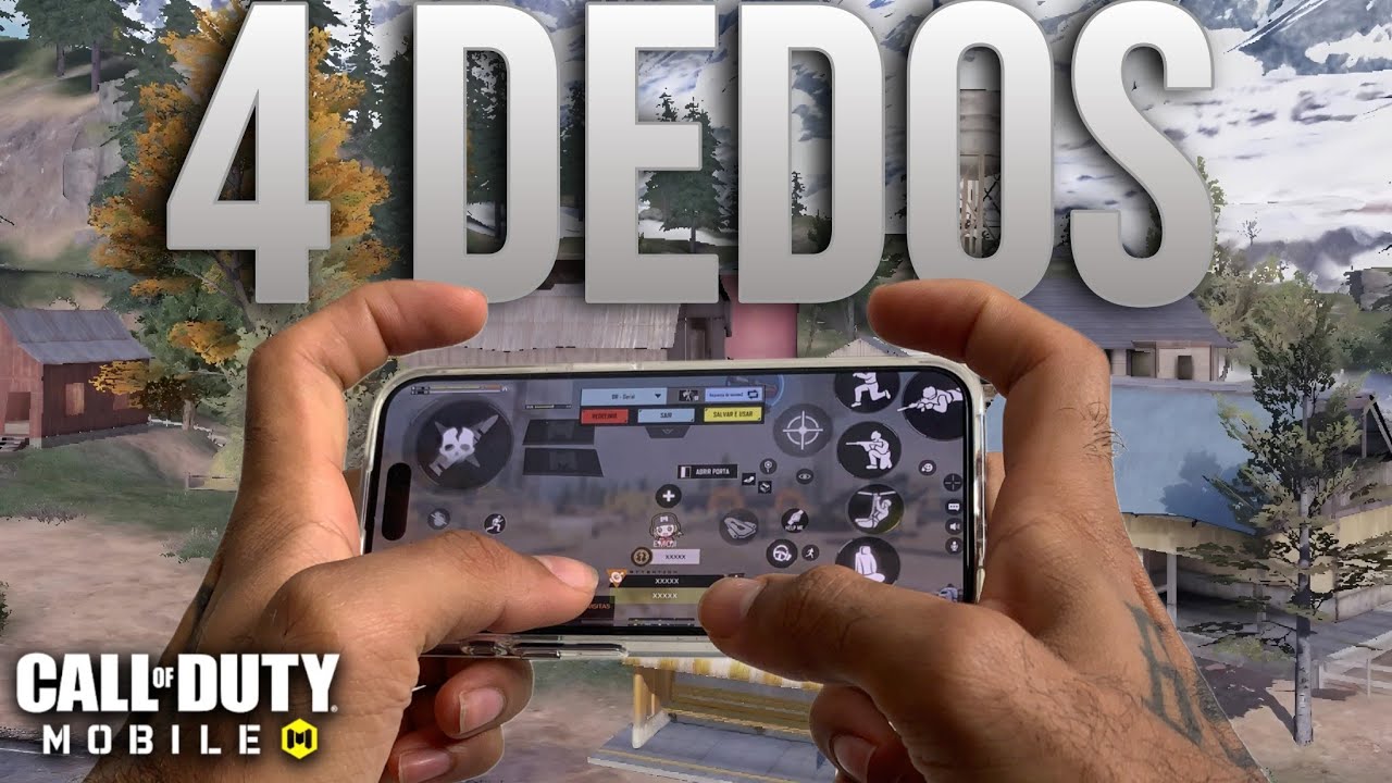 USE AGORA ESSA HUD DE 4 DEDOS CODIGO + TUTORIAL COD MOBILE