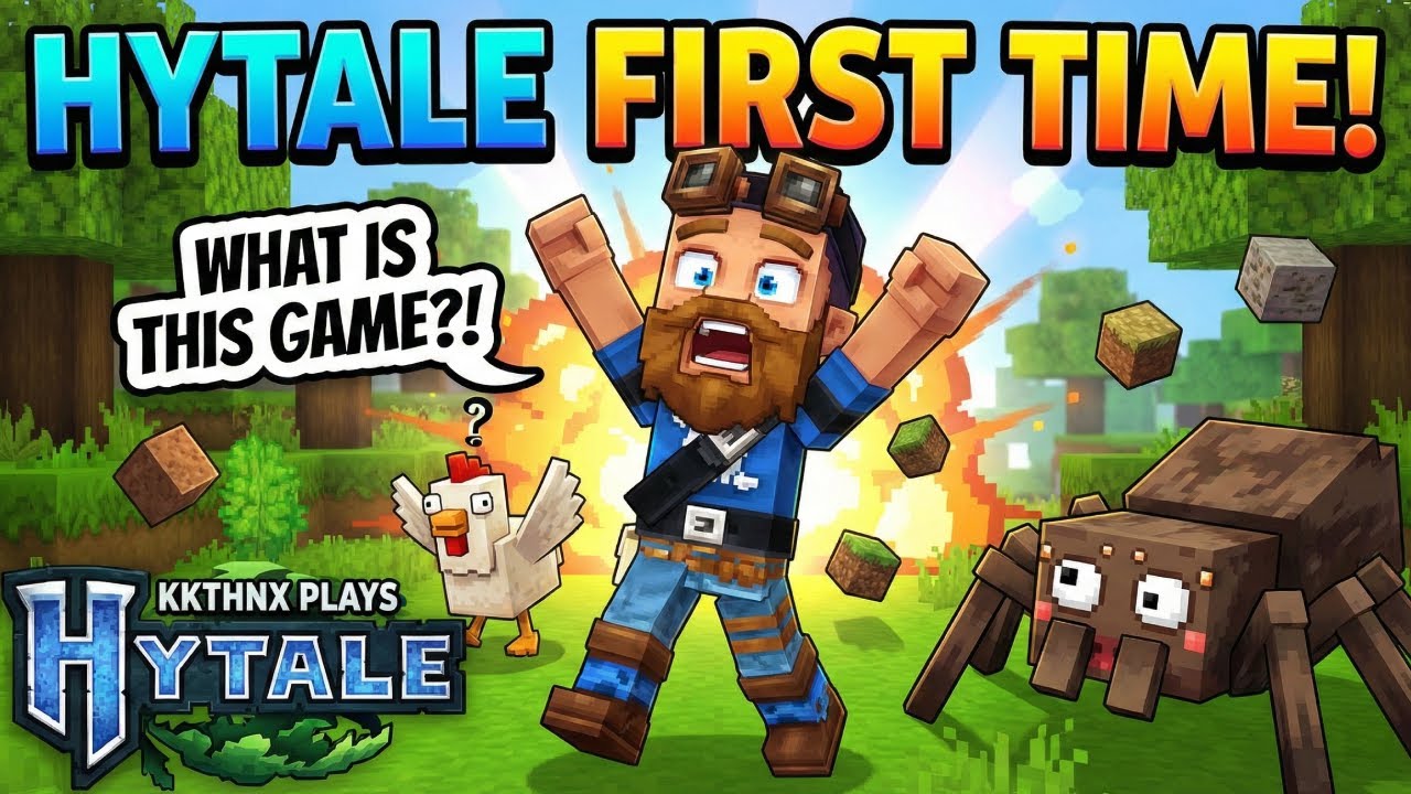 Finally Here! 🎮 Hytale Launch: Building & Exploring in High-Def Voxel