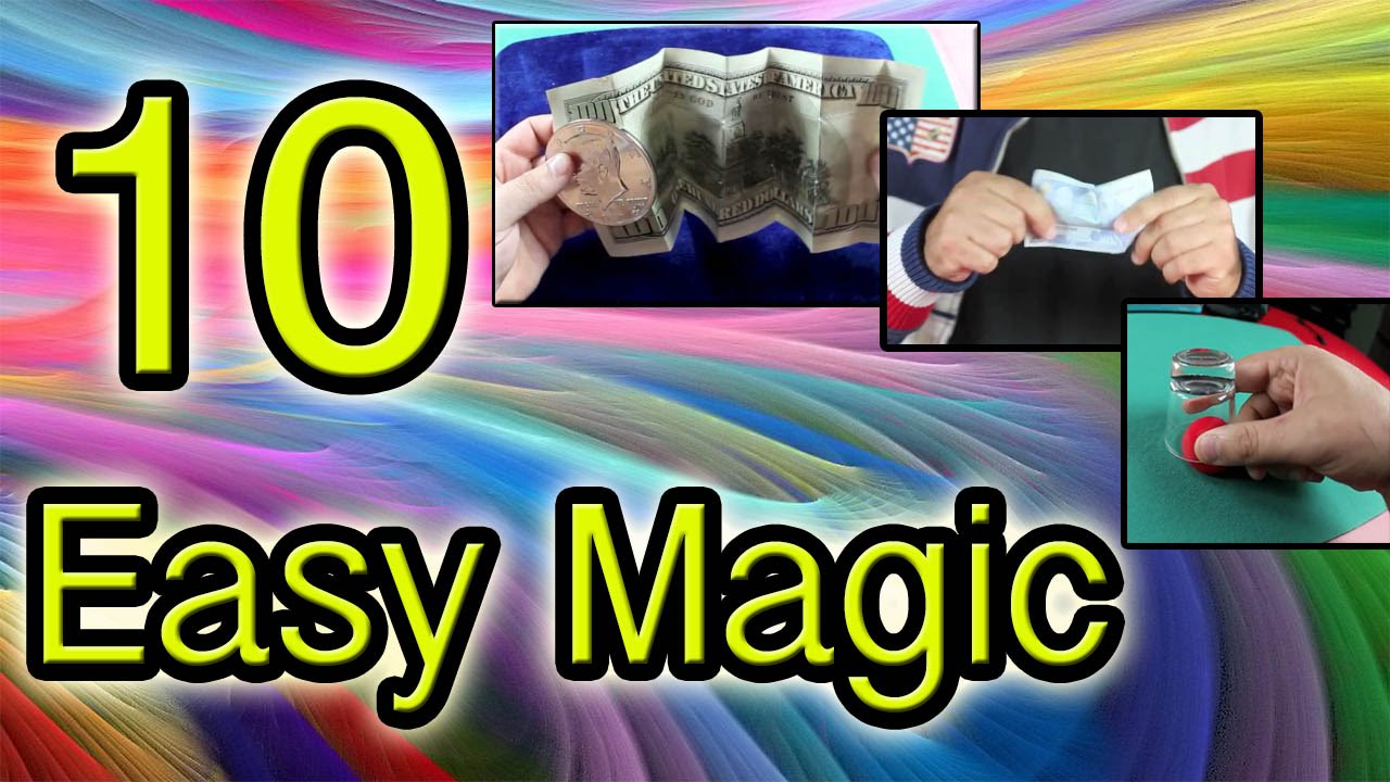 10 Easy Magic tricks Revealed Tutorial