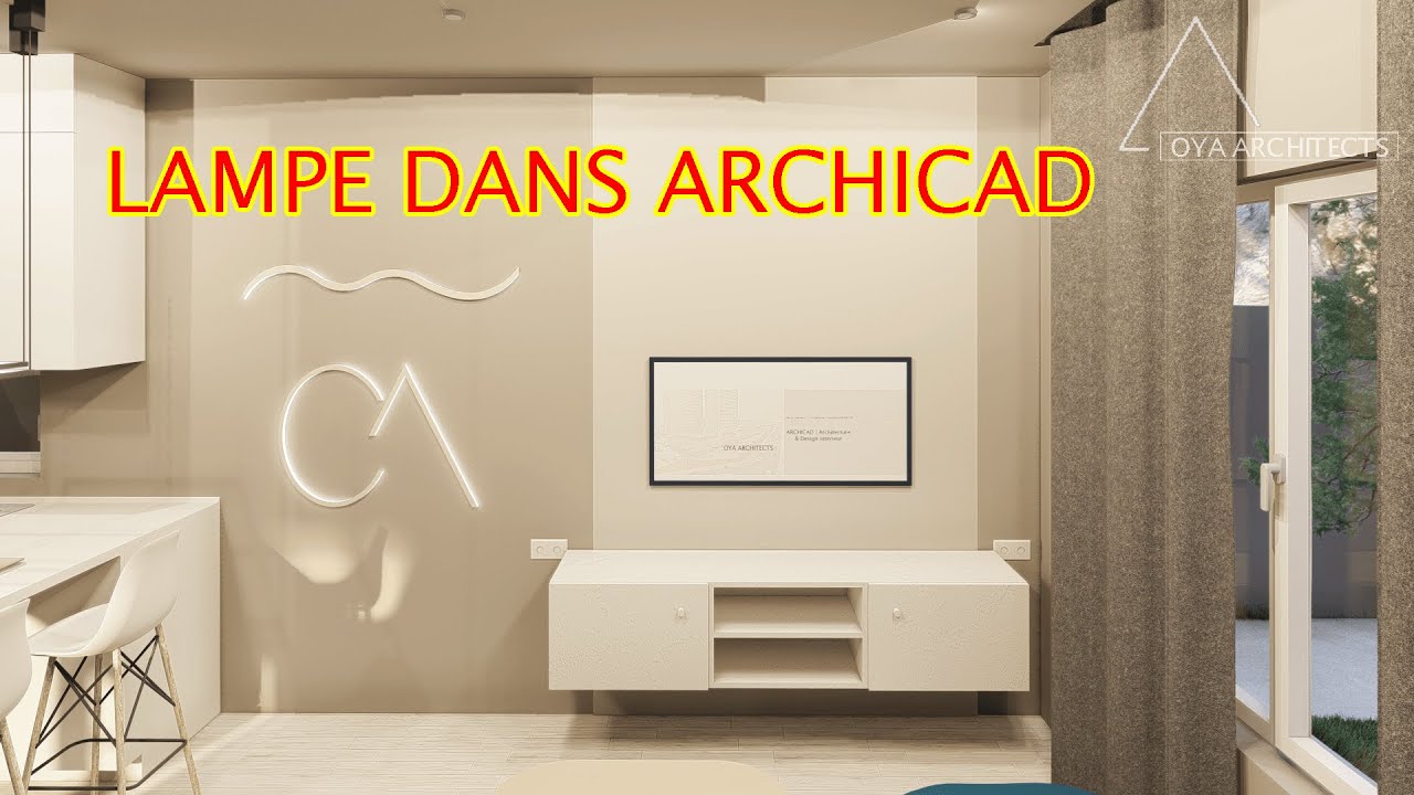 ARCHICAD | Comment Créer Une Lampe Dans ARCHICAD (LED, LUMIÈRE, ECLAIRAGE) #architecture #archicad