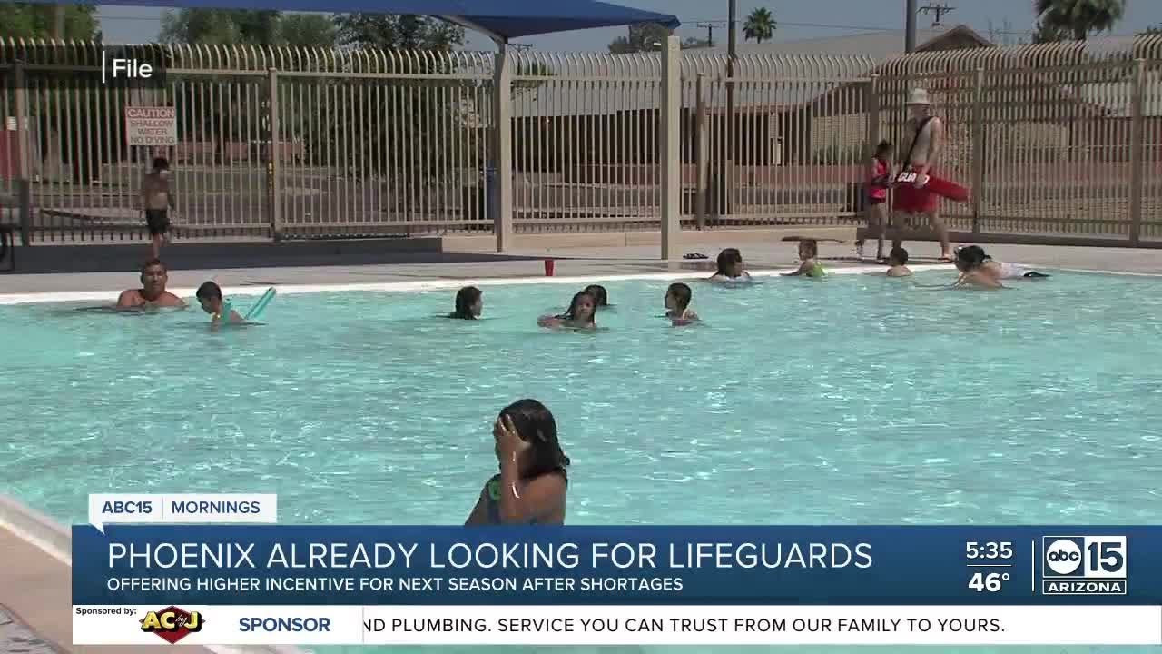 Phoenix already looking for lifeguards for next season
