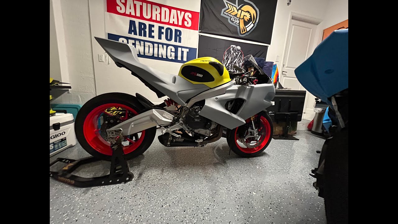 Aprilia RS660 Track Build! Phase 3