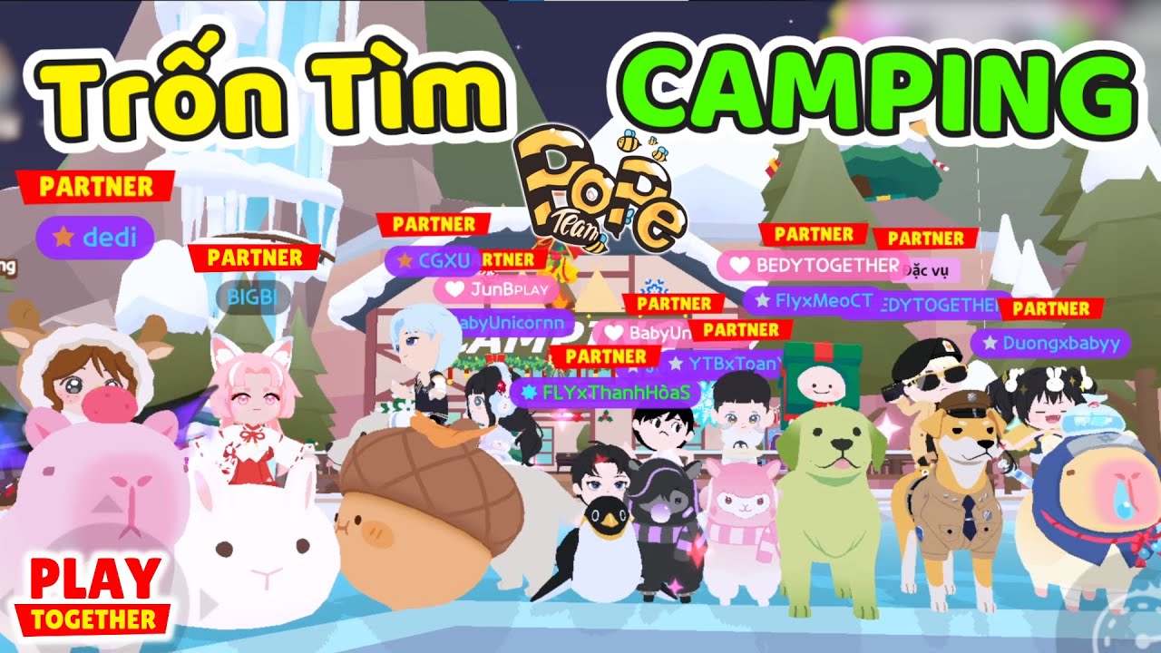 Play Together | Mình và POPE Team Trốn Tìm Ở CAMPING #11