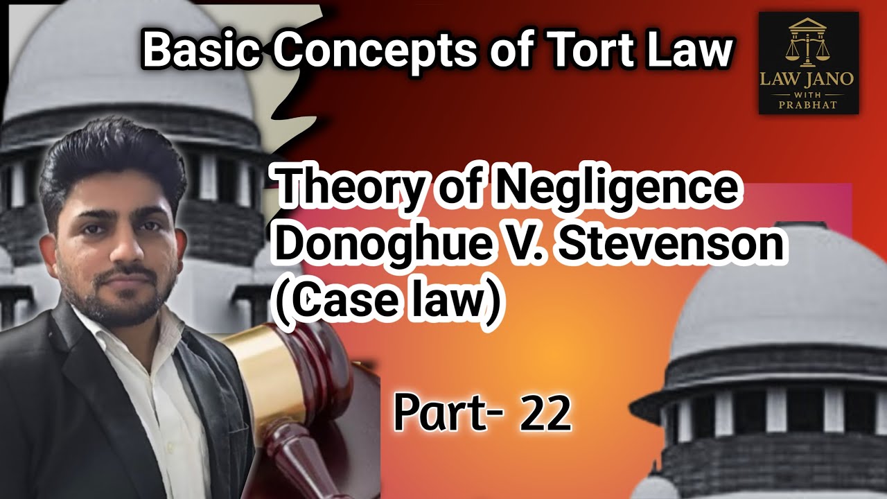 Donoghue v Stevenson Case Law | Law of Negligence | Duty of Care in Tort Law