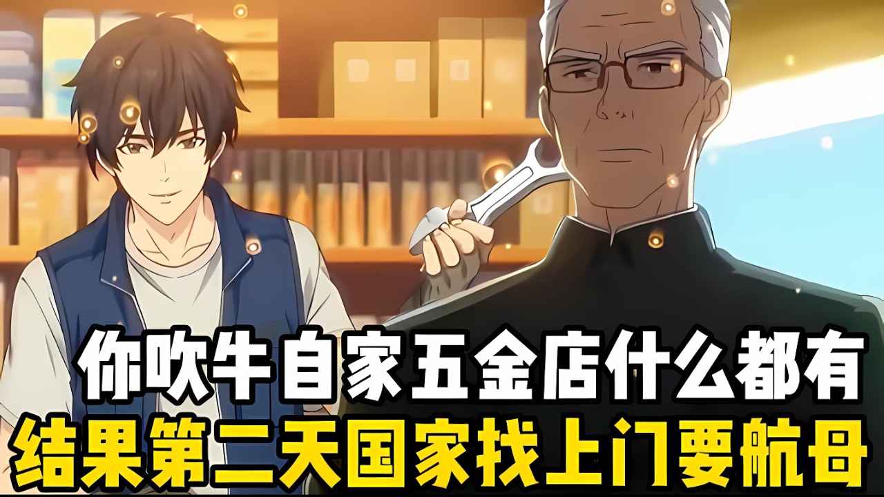 你吹牛説自傢的五金店什麽都有，結果第二天國傢就找上瞭門，他們望着你店裏擺放的普通螺絲，竟開口問你有沒有航母賣#漫画 #小说 #玄幻