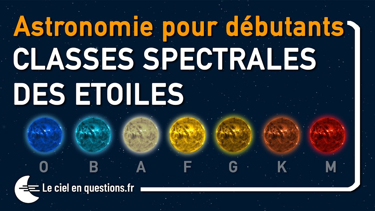 ⭐ CLASSES SPECTRALES DES ÉTOILES : ASTRONOMIE POUR DÉBUTANTS