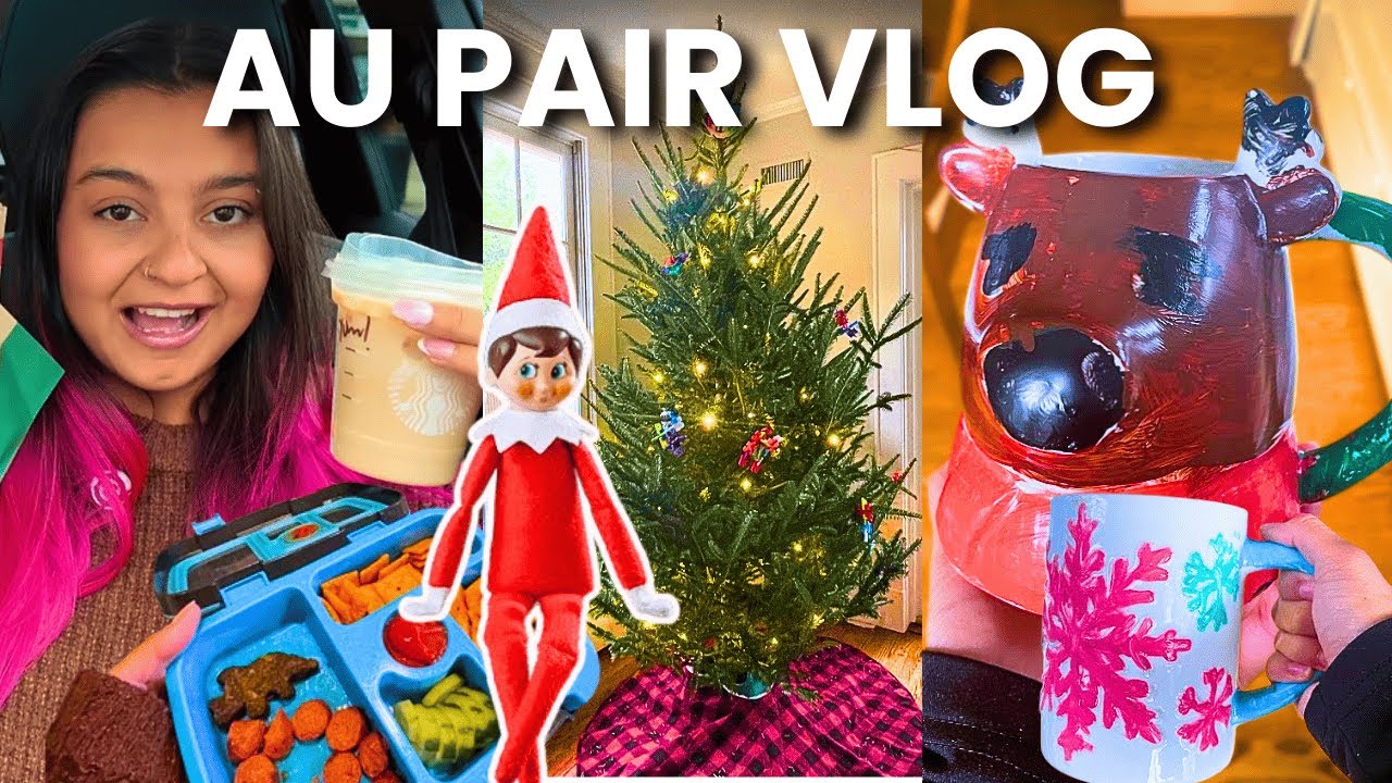 Au Pair nos EUA: neve, tradições de natal, café especial do Starbucks e mais! | VLOGMAS #04