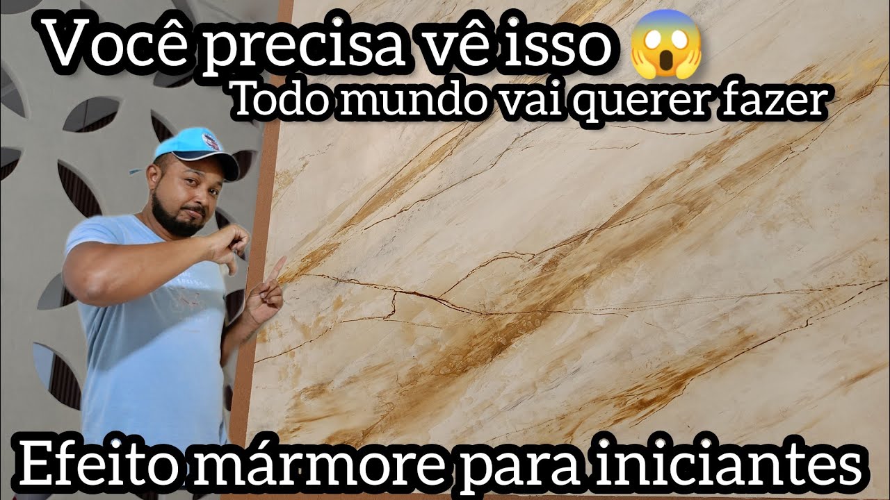 COMO FAZER EFEITO MÁRMORE COM VEIOS SIMPLES TODO MUNDO VAI QUERER FAZER ASSIM#efeitomarmore #decor