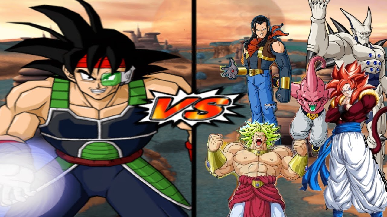 Bardock Vs 5 CPUs | [TAS] DBZ BT3 (Enhanced Red Potara) (Request Match)